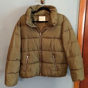 Altar’d State Olive Green Puffer Jacket